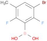 3-Bromo-2,6-difluoro-5-methylphenylboronic acid