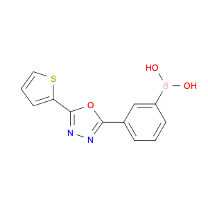 {3-[5-(Thiophen-2-yl)-1,3,4-oxadiazol-2-yl]phenyl}boronic acid