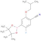 4-Cyano-2-fluoro-5-isobutoxyphenylboronic acid pinacol ester