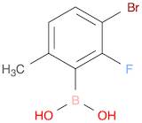 3-Bromo-2-fluoro-6-methylphenylboronic acid