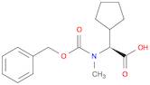 (S)-2-(((Benzyloxy)carbonyl)(methyl)amino)-2-cyclopentylacetic acid