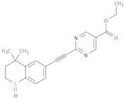 Ethyl 2-[2-(3,4-dihydro-4,4-dimethyl-1-oxido-2H-1-benzothiopyran-6-yl)ethynyl]-5-pyrimidinecarbo...