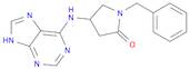 1-(苯甲基)-4-(9H-嘌呤-6-氨基)-2-吡咯烷酮