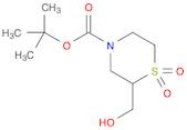 tert-butyl 2-(hydroxymethyl)thiomorpholine-4-carboxylate 1,1-dioxide