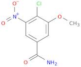 4-Chloro-3-methoxy-5-nitrobenzamide