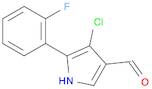 4-氯-5-(2-氟苯基)-1H-吡咯-3-甲醛