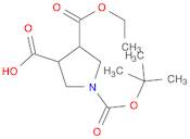 1-(tert-Butoxycarbonyl)-4-(ethoxycarbonyl)pyrrolidine-3-carboxylic acid