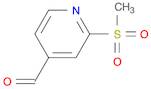 2-(Methylsulfonyl)isonicotinaldehyde