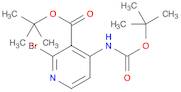 tert-Butyl 2-bromo-4-((tert-butoxycarbonyl)amino)nicotinate