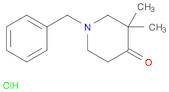 1-Benzyl-3,3-dimethylpiperidin-4-one hydrochloride