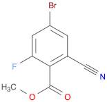 Methyl 4-bromo-2-cyano-6-fluorobenzoate