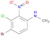 4-Bromo-3-chloro-N-methyl-2-nitroaniline