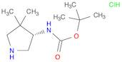 (S)-(4,4-Dimethyl-pyrrolidin-3-yl)-carbamicacidtert-butylesterhydrochloride