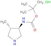 tert-Butyl (3R,4S)-4-methylpyrrolidin-3-ylcarbamate hydrochloride