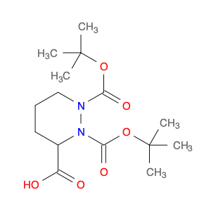 1,2-Bis(tert-butoxycarbonyl)hexahydropyridazine-3-carboxylic acid