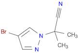 2-(4-Bromo-1H-pyrazol-1-yl)-2-methylpropanenitrile