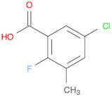 5-Chloro-2-fluoro-3-methylbenzoicacid