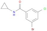 3-Bromo-5-chloro-N-cyclopropyl-benzamide