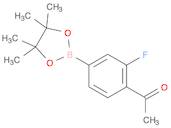 4-Acetyl-3-fluorophenylboronic Acid Pinacol Ester