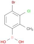 (4-bromo-3-chloro-2-methylphenyl)boronicacid