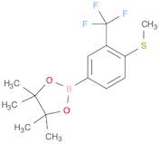 1,3,2-Dioxaborolane,4,4,5,5-tetramethyl-2-[4-(methylthio)-3-(trifluoromethyl)phenyl]-