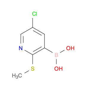 5-Chloro-2-(methylsulfanyl)pyridine-3-boronic Acid