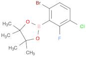 6-Bromo-3-chloro-2-fluorophenylboronic acid pinacol ester