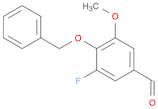 Benzaldehyde, 3-fluoro-5-methoxy-4-(phenylmethoxy)-