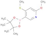 2-Methoxy-4-(methylthio)pyridine-5-boronic acid pinacol ester