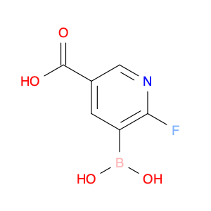 5-Borono-6-fluoro-pyridine-3-carboxylicacid