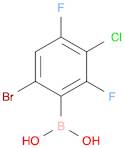 Boronic acid, B-(6-bromo-3-chloro-2,4-difluorophenyl)-