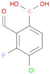 4-Chloro-3-fluoro-2-formylphenylboronic acid