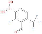 (2-fluoro-3-formyl-4-(trifluoromethyl)phenyl)boronicacid