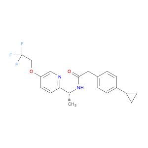(R)-2-(4-Cyclopropylphenyl)-N-(1-(5-(2,2,2-trifluoroethoxy)pyridin-2-yl)ethyl)acetamide