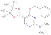 2-Pyrimidinamine, N,N-dimethyl-4-(phenylmethoxy)-5-(4,4,5,5-tetramethyl-1,3,2-dioxaborolan-2-yl)-