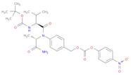 N-[(1,1-dimethylethoxy)carbonyl]-L-valyl-N-[4-[[[(4-nitrophenoxy)carbonyl]oxy]methyl]phenyl]-L-ala…