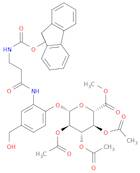 (2S,3R,4S,5S,6S)-2-(2-(3-((((9H-Fluoren-9-yl)methoxy)carbonyl)amino)propanamido)-4-(hydroxymethy...