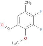 3,4-Difluoro-2-methoxy-5-methylbenzaldehyde