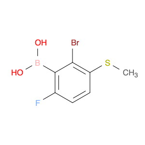 Boronic acid, B-[2-bromo-6-fluoro-3-(methylthio)phenyl]-