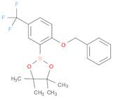 1,3,2-Dioxaborolane,4,4,5,5-tetramethyl-2-[2-(phenylmethoxy)-5-(trifluoromethyl)phenyl]-