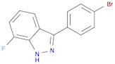 1H-Indazole, 3-(4-bromophenyl)-7-fluoro-