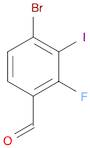 4-Bromo-2-fluoro-3-iodo-benzaldehyde