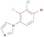 1-(4-bromo-3-chloro-2-fluorophenyl)-1H-imidazole