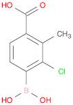 4-Borono-3-chloro-2-methyl-benzoicacid