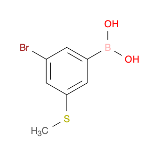 (3-bromo-5-(methylthio)phenyl)boronicacid