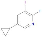 Pyridine, 5-cyclopropyl-2-fluoro-3-iodo-