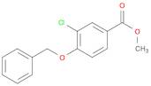 Benzoic acid, 3-chloro-4-(phenylmethoxy)-, methyl ester