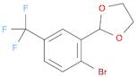 1,3-Dioxolane, 2-[2-bromo-5-(trifluoromethyl)phenyl]-