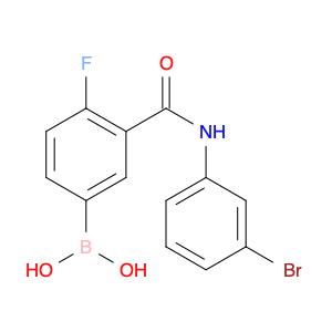 3-(3-Bromophenylcarbamoyl)-4-Fluorophenylboronic Acid