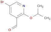 3-Pyridinecarboxaldehyde, 5-bromo-2-(1-methylethoxy)-